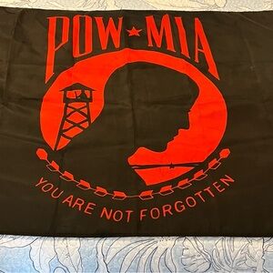 POW MIA Black and Red Flag